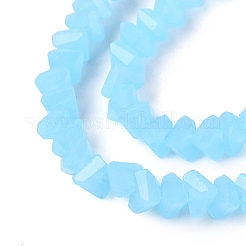 Fili di perline giada di vetro imitato&nbsp;GLAA-N020-3mm-06