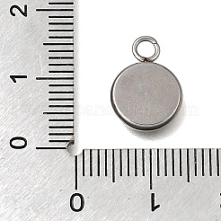 Cabochon pendenti in acciaio inossidabile 304&nbsp;STAS-F365-02C-P