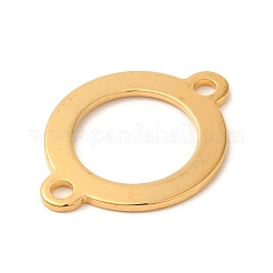 Ionenplattierung (IP) 304 Edelstahl Ring Verbinder Verbindungsstück Charms&nbsp;STAS-U025-12G