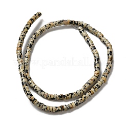 Natur Dalmatiner Jaspis Perlen Stränge&nbsp;G-E612-A01-B