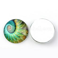 Glas BlumeCabochons für DIY-Projekte&nbsp;GGLA-L020-25mm-59