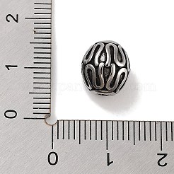 Perline retrò in acciaio inossidabile 304&nbsp;STAS-L274-017AS