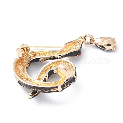 Spilla aolly serpente strass con smalto&nbsp;JEWB-V002-17A