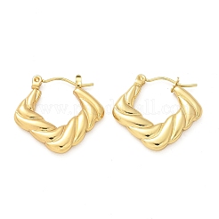 Orecchini a cerchio in acciaio inossidabile 304 per donna&nbsp;EJEW-L296-034G