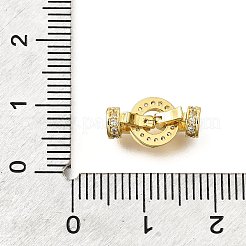 Ring Messing Micro Pavé Zirkonia Klappverschlüsse&nbsp;KK-V008-21G