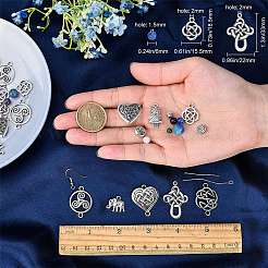 DIY tibetanischer Stil Ohrring-Sets baumeln&nbsp;FIND-SC0001-71