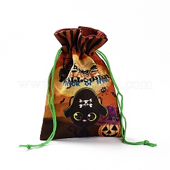 Halloween-Aufbewahrungsbeutel aus Baumwollstoff&nbsp;ABAG-A005-01E