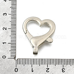 Herz-Legierung Karabiner Schnallen&nbsp;FIND-Q003-03P