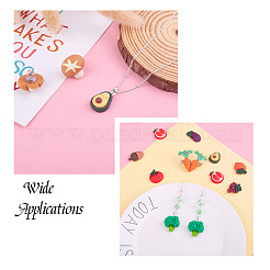Cabochons décodés en résine&nbsp;CRES-KS0001-04