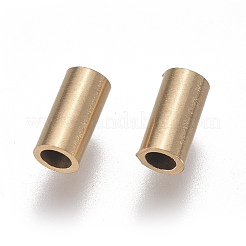 Ionenplattierung (IP) 304 Edelstahlrohrperlen&nbsp;STAS-F224-01G-B