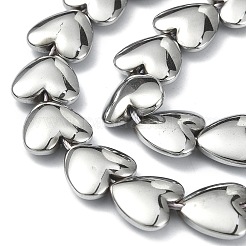 Fili di perline di ematite sintetica non magnetica elettrolitica&nbsp;G-C024-04