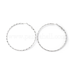 Orecchini a cerchio in acciaio inossidabile 304&nbsp;EJEW-S250-01A-P