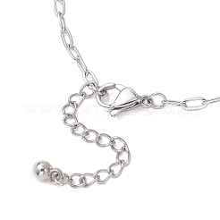 2.5 mm 304 Edelstahl Büroklammer Kette Armband machen&nbsp;AJEW-JB01404