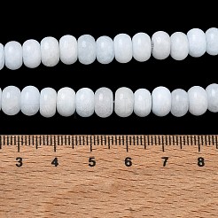 Gefärbt natürlichen weißen Jade Perlen Stränge&nbsp;GG-CBA9281-A20-5x8mm