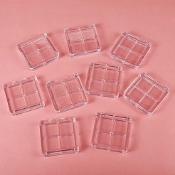 9 Stück transparente leere Lidschattenpalette&nbsp;JX089A