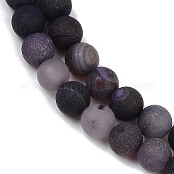 Druzy naturales ágata hebras&nbsp;G-NH0024-A05-8mm
