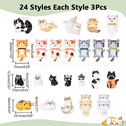 72 cabochon in resina opaca a tema Halloween in 24 stili&nbsp;CRES-ME0001-09