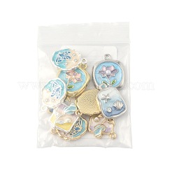 10 pz 8 stili in lega di ciondoli in smalto&nbsp;FIND-FS0004-49