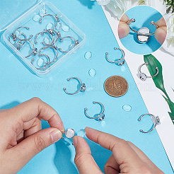 Kits de bagues ovales à faire soi-même&nbsp;DIY-UN0008-14P