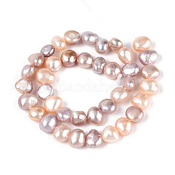 Brins de perles de culture d'eau douce naturelles&nbsp;PEAR-N027-01A