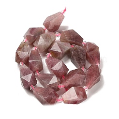 Madagascar rosa naturale perle di quarzo fili&nbsp;G-NH0005-B02-01