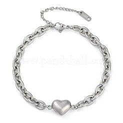 Armbänder aus 201 Edelstahl-Kabelkettengliedern&nbsp;BJEW-M051-01P-1