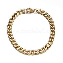 Schmucksets mit kubanischen Gliederketten und Armbändern aus 304 Edelstahl&nbsp;SJEW-O065-B-04G