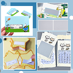 50 Stück Passwort-Aufkleber mit papierbeschichteter Rubbelfolie&nbsp;DIY-WH0128-30A