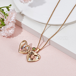 Collane con ciondolo a forma di cuore in conchiglia bianca naturale in acciaio inossidabile per donna&nbsp;NJEW-NB00014