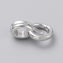 Pendientes de plata de ley 925 colgantes&nbsp;STER-WH0010-45