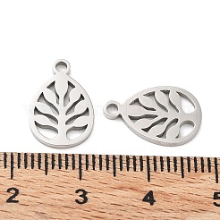 Anlaufgeschützte Charms aus chirurgischem Edelstahl 316&nbsp;STAS-Q314-26P