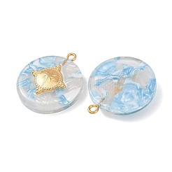 Pendentifs en résine en acier inoxydable 304&nbsp;STAS-F352-06A-03