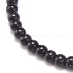 2 pièces 2 couleurs au chalumeau mauvais œil et bracelets extensibles en perles acryliques pour femmes&nbsp;BJEW-JB08610
