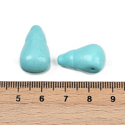 Perline guru in turchese sintetico tinto a 3 foro&nbsp;G-C198-01A-03
