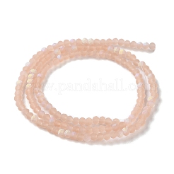 Chapelets de perles en verre imitation jade&nbsp;EGLA-YW0003-19A-18