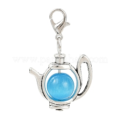 Décorations suspendues en forme d'œil de chat pour bouilloire&nbsp;HJEW-JM03578