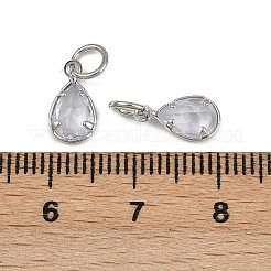 Ottone micro spianare pendenti zirconi&nbsp;KK-Z120-05P-03