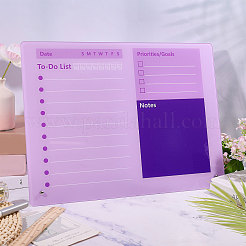 Rechteckige Acryl-Planertafel mit Whiteboard-Funktion&nbsp;AJEW-WH0609-958B