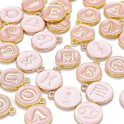 2 Sets 2 Arten vergoldete Legierungs-Emaille-Charms&nbsp;ENAM-YW0001-28A