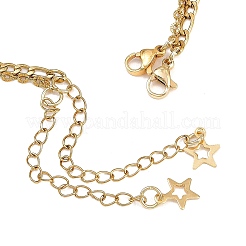 Colliers avec pendentifs en alliage de résine&nbsp;NJEW-JN05468-03