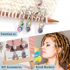 12 pz decorazioni pendenti con perline acriliche&nbsp;HJEW-PH01527