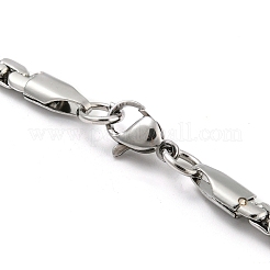 201 collares de cadena de acero inoxidable&nbsp;NJEW-P295-02P-1