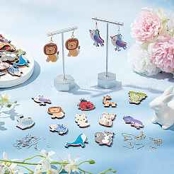 Kit fai da te per realizzare orecchini a forma di animale&nbsp;DIY-AR0003-34
