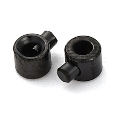 Placcatura ionica (ip) perline di crimpatura in acciaio inossidabile 304&nbsp;STAS-P373-03EB