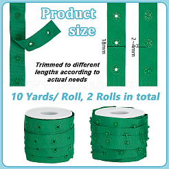 10 Yard Druckknopfband&nbsp;OCOR-OC0001-65G