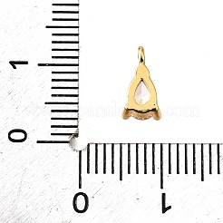 Pendentifs avec zircon cubiques à micro-pavés en laiton&nbsp;KK-D356-08D-G