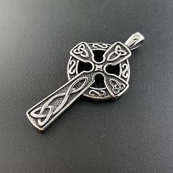 Colliers pendentif croix viking en acier inoxydable 304&nbsp;DA3214