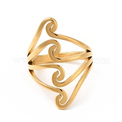 Anillos huecos de acero inoxidable 304 con revestimiento iónico (IP)&nbsp;RJEW-C049-20A-G