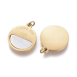 Dijes de acero inoxidable quirúrgico 316 para el día de San Valentín&nbsp;STAS-I164-001G