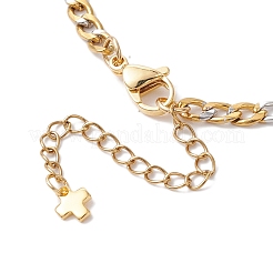 304 Edelstahl Figaro Kette Armband Herstellung&nbsp;AJEW-JB01286